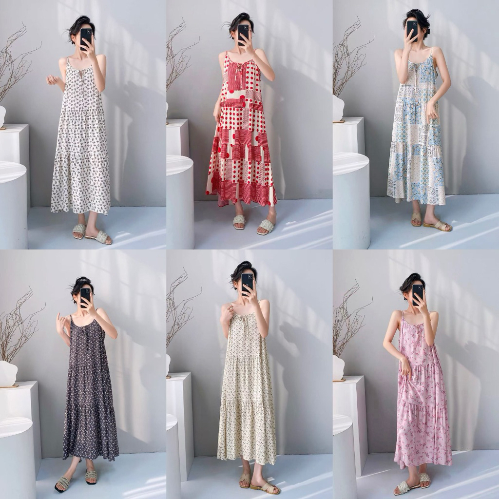 Daster rayon sematakaki baju tidur rayon import/dres lucu/daster motif/daster korea