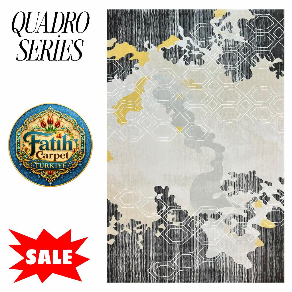 Karpet Minimalis Quadro Import Turki  -9965A