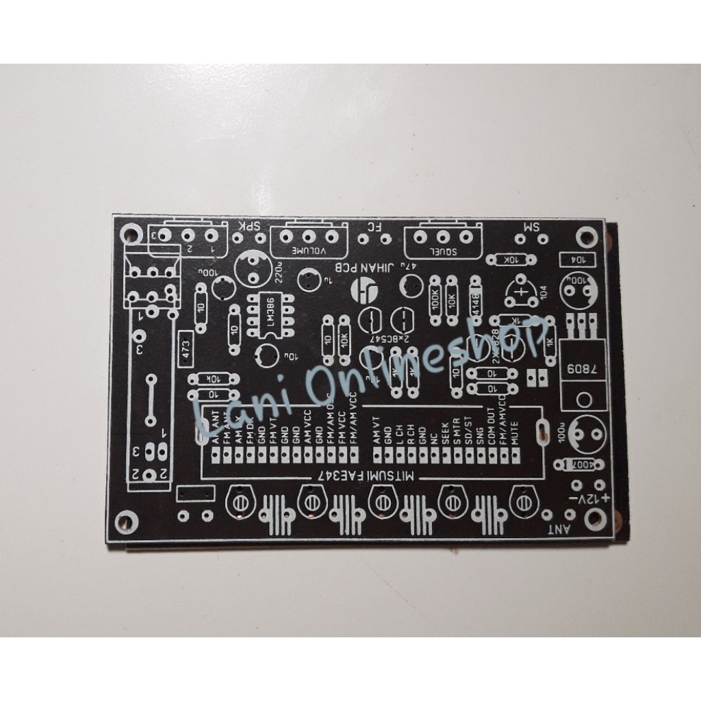 PCB Tuner fm Mitsumi Fae347