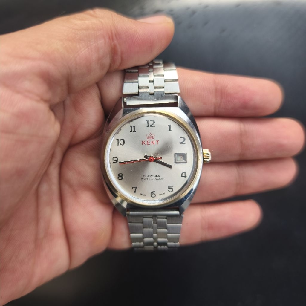 JAM TANGAN KENT AUTOMATIC MANUAL VINTAGE BEKAS SECOND NOT SEIKO NOT CASIO