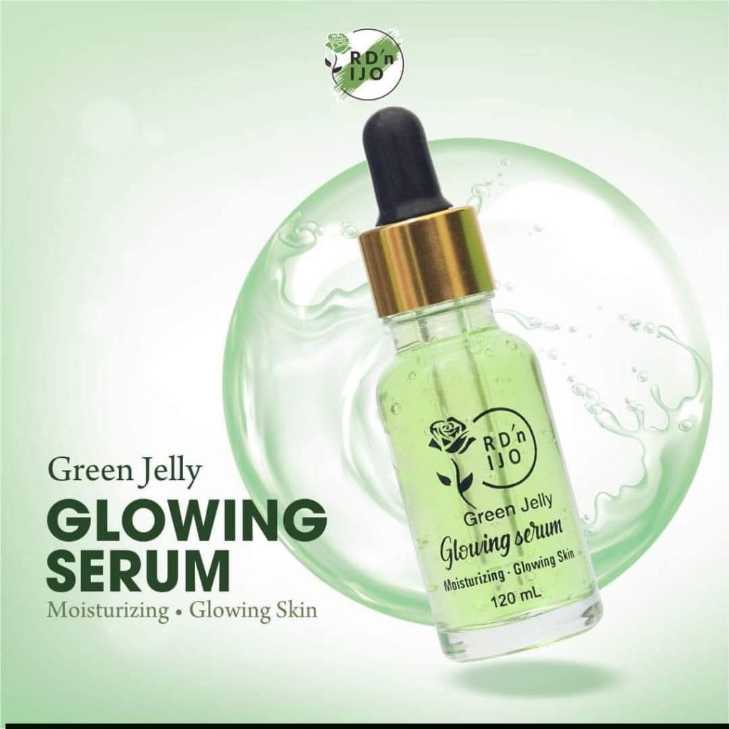 RDN IJO 12 PCS SERUM GREEN GEL pencerah wajah
