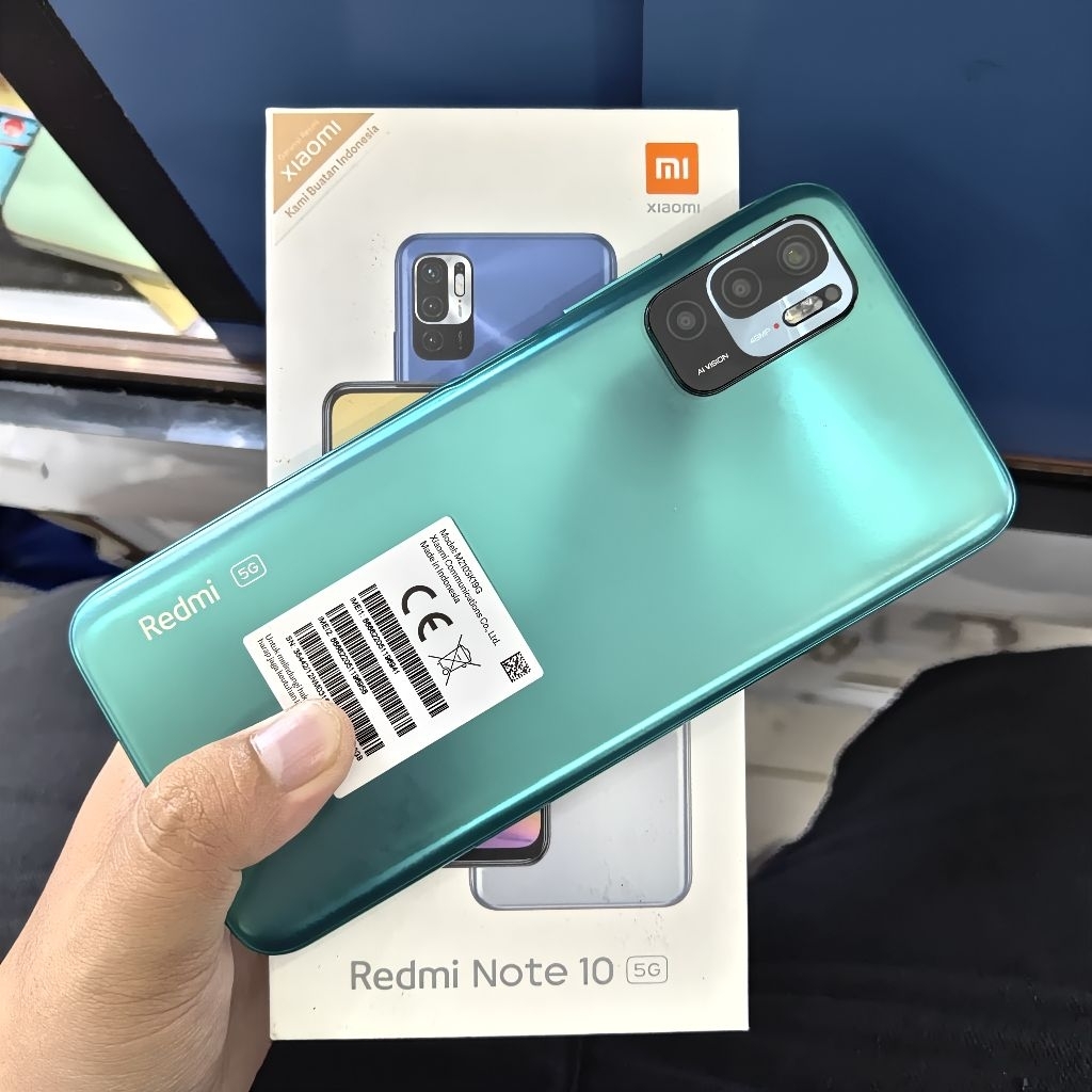 Redmi Note 10 5g 8/128 GB Fullset Second Original