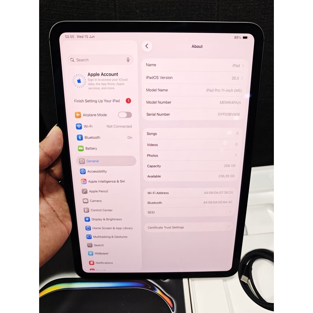 SECOND IPAD PRO (11 inch) M5 256GB IBOX