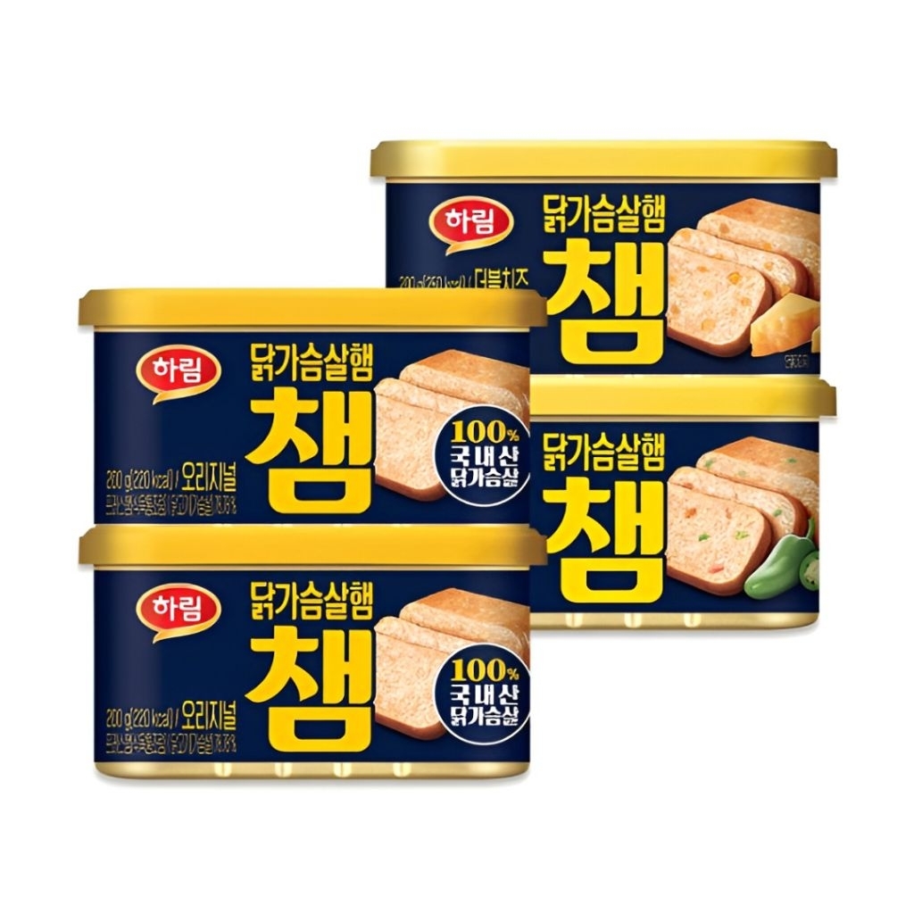 Harim Champ Spam Ayam Korea/Harim Champ Chicken Spam Korea (Ukuran 200 Gram)