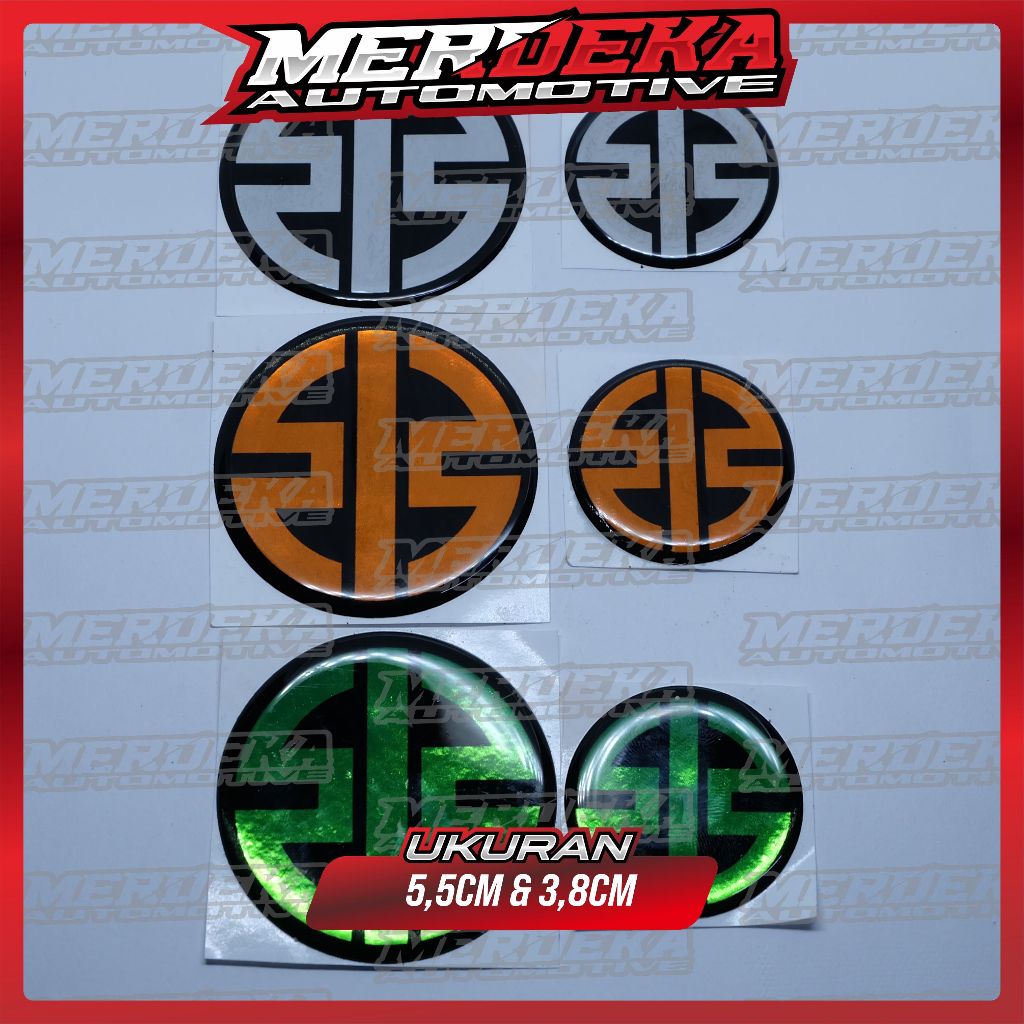 Emblem timbul New Kawasaki | emblem kawasaki bulat | emblem kawasaki h2