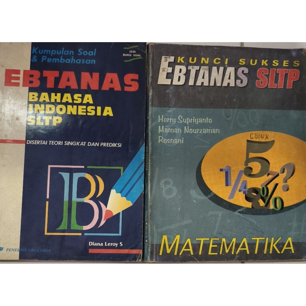 BUKU EBTANAS UNTUK SLTP BEKAS ORIGINAL