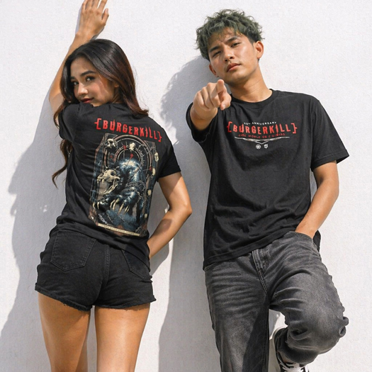 Kaos Burgerkill X Maternal - Uprising Tshirt Bahan 100% Cotton | Size S M L XL XXL 3XL 4XL | Real Pi