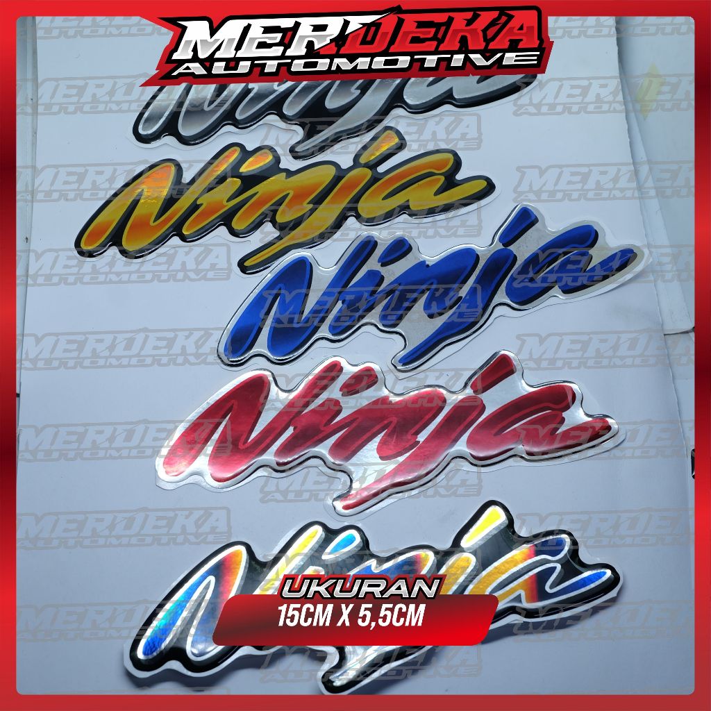 Emblem timbul ninja kawasaki | emblem logo kawasaki ninja | emblem kawasaki ninja