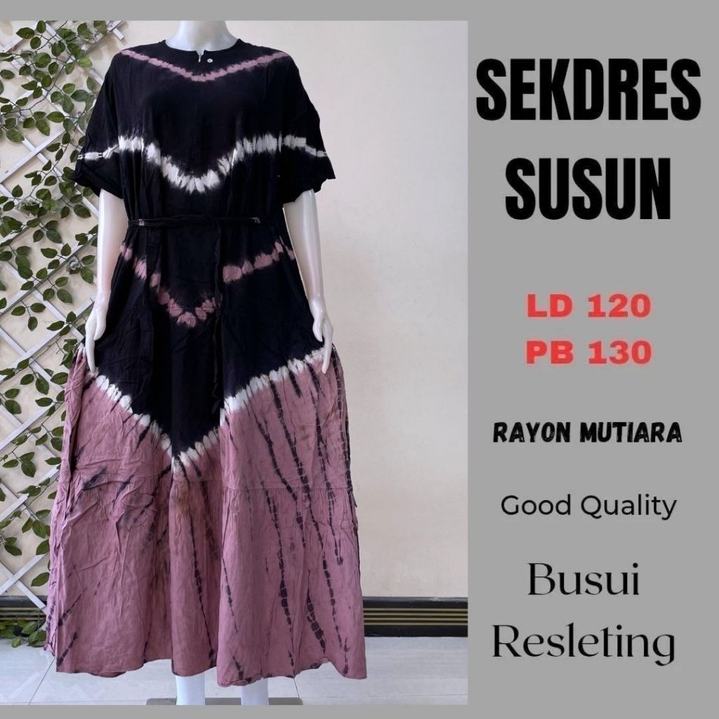 SEKDRESS SUSUN // DASTER RAYON MUTIARA