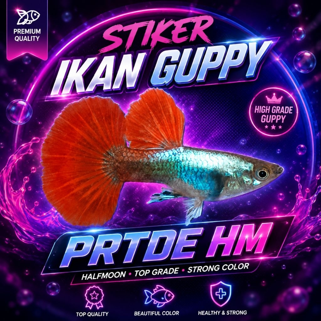 Stiker Aquarium PRTDE HM