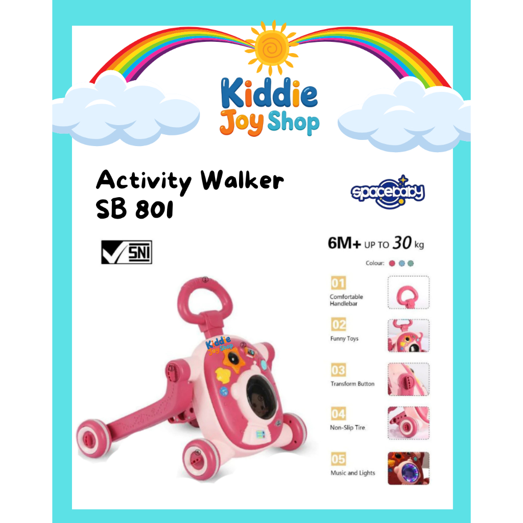 ACTIVITY WALKER SPACE BABY SB 801 ORIGINAL