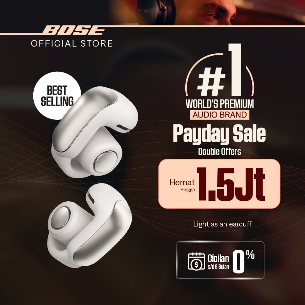 Bose Ultra Open Earbuds Open Ear Bluetooth Wireless Earclip