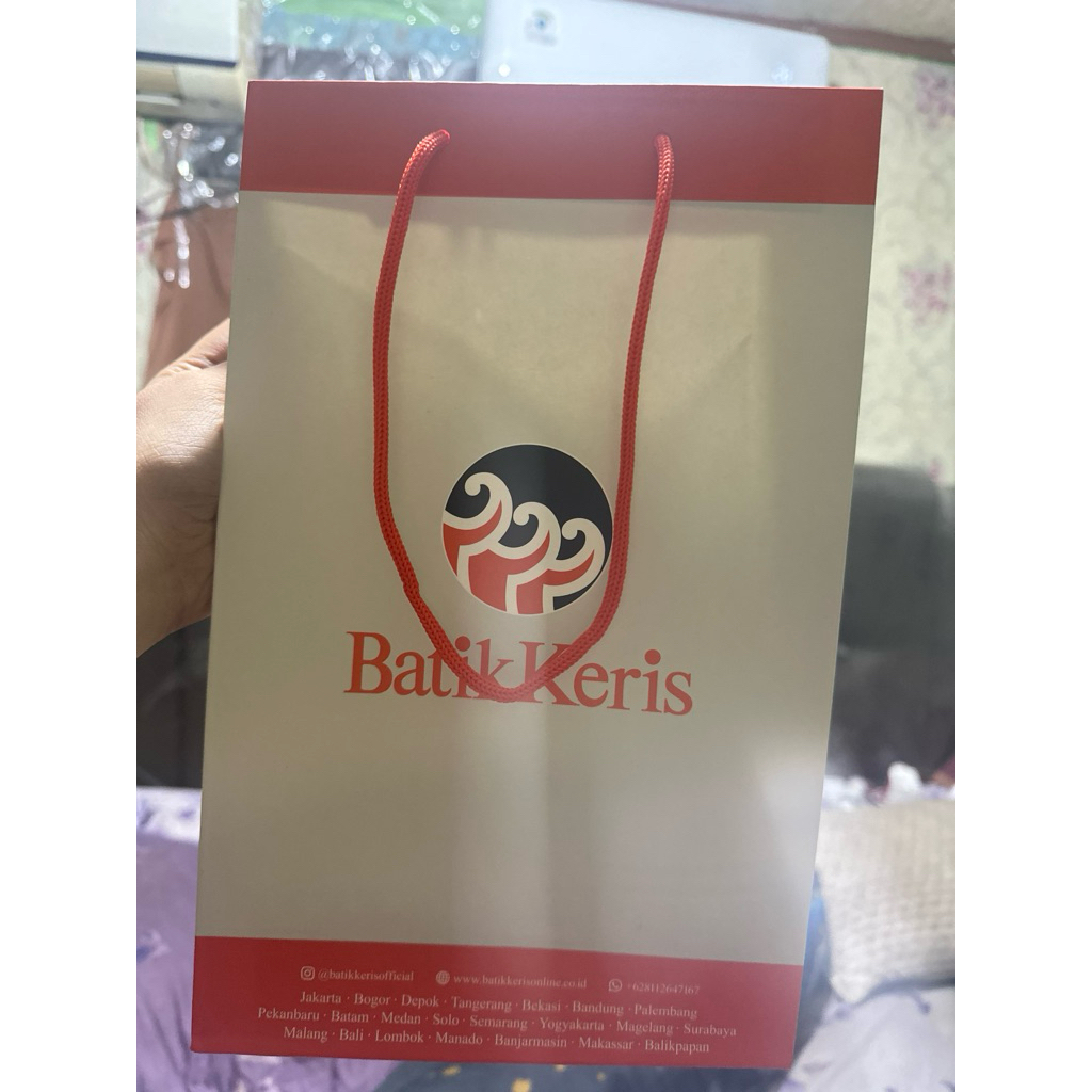 paper bag batik keris
