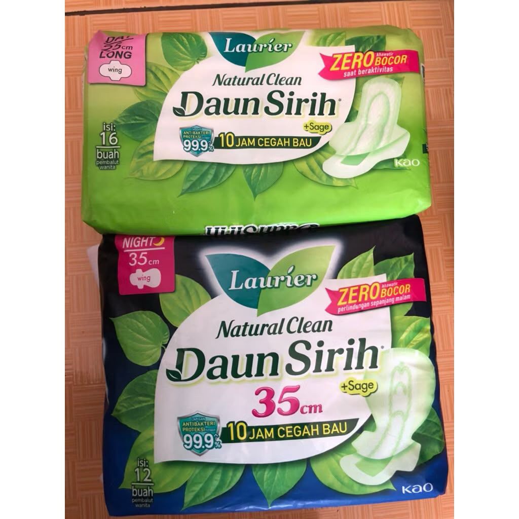 pembalut LAURIER daun sirih