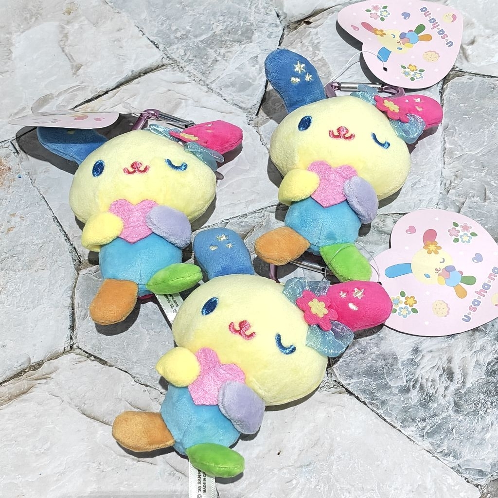 Newtag Bagcharm/Ganci/Keychain Boneka Usahana Sanrio