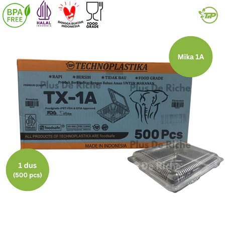 Mika TX 1A 1 Pack 50 Pcs / Mika 1A / Mika Bolu / Mika Kue Basah