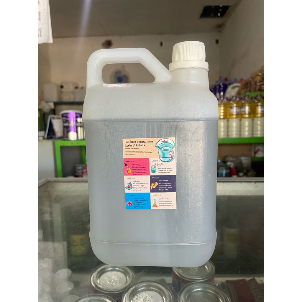 Resin super bening (5kg+katalis)