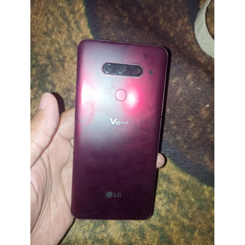 backdoor+finger LG v40 thinq ori cabutan