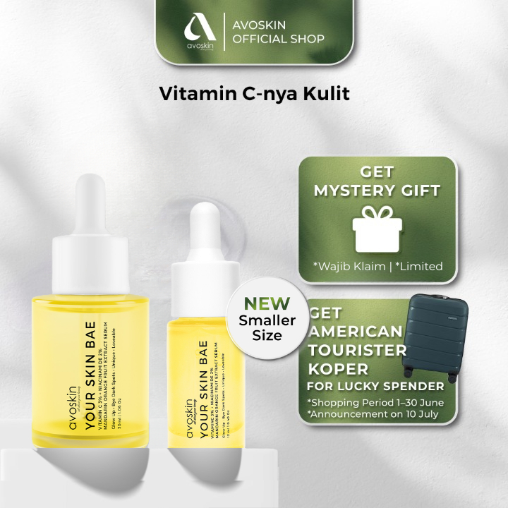 Serum Avoskin Your Skin Bae Vitamin C 30ml - Kulit Tampak Lebih Cerah - Serum Mencerahkan Wajah