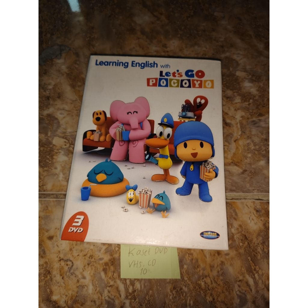 Kaset DVD Learning English with Let's Go Pocoyo