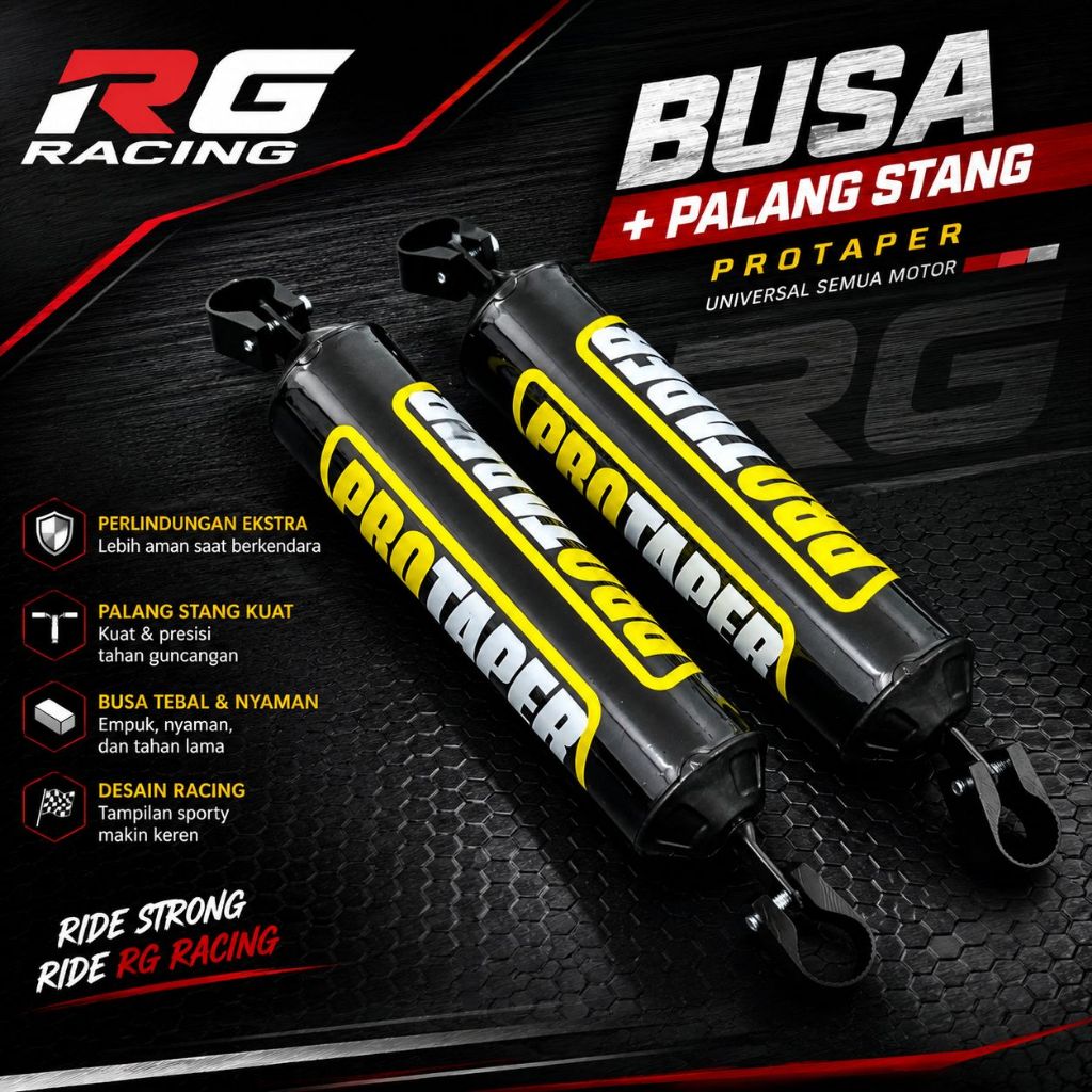 PAKET Busa Stang Protaper Plus Stabilizer Stang Protaper Stang Protaper Evo Low KLX CRF Vixion Trial
