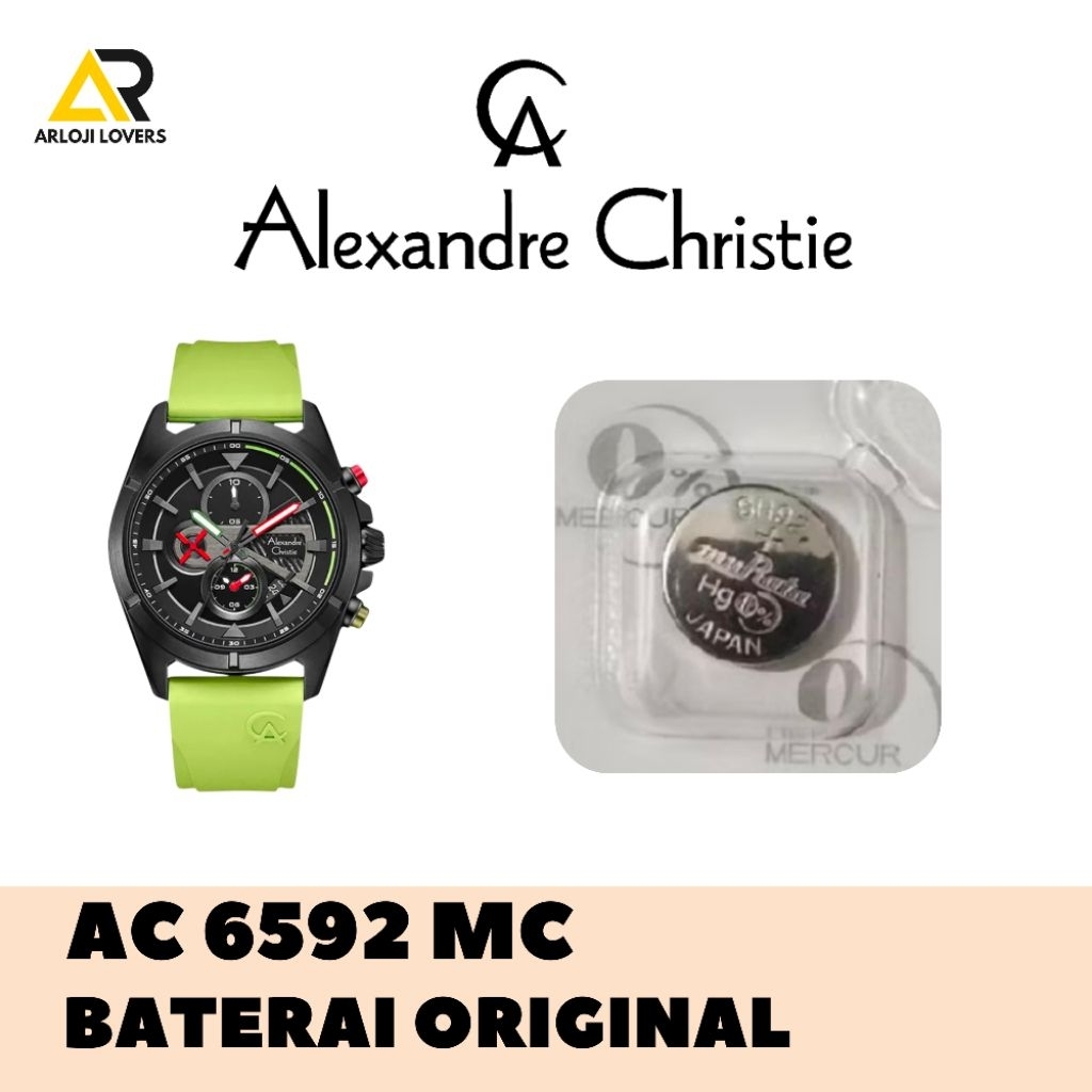 Baterai Jam Alexandre Christie AC6592MC Original