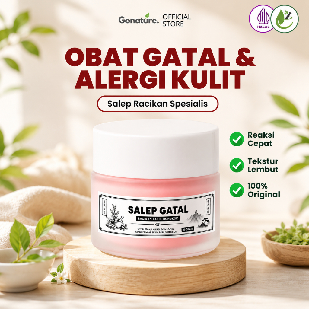 Salep Gatal Racikan Spesialis Cream Jamur Kurap Alergi Kulit Psoriasis Eksim Krim Original