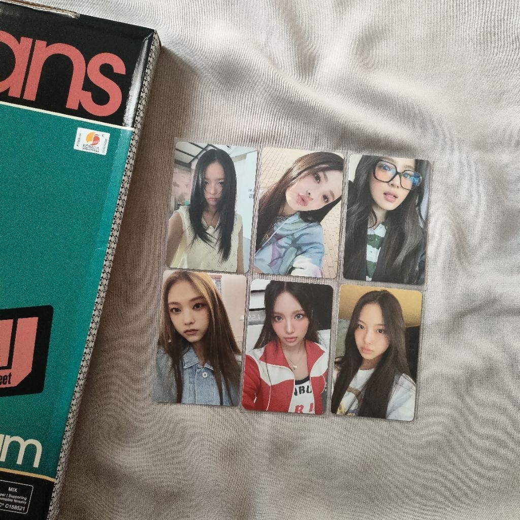 [READY] PHOTOCARD OFFICIAL NEWJEANS NJZ MHDHH HAERIN OMG MINJI HANNI DANIELLE HYEIN BLUEBOOK LINE FR