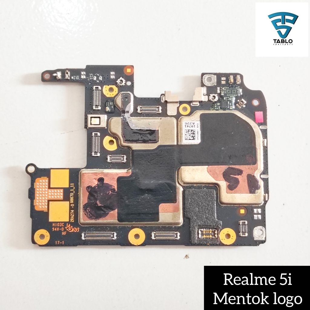 mesin Realme 5i hidup mentok logo