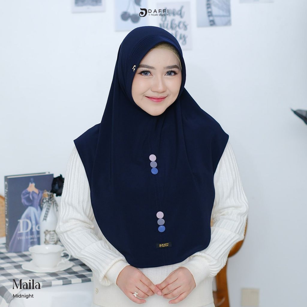 Daffi Hijab | Maila series - Hightwist parfume - hijab simpel elegan