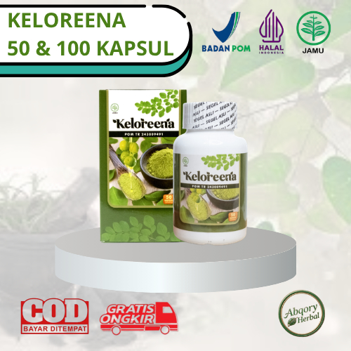 KELOREENA 50/100 KAPSUL - EKSTRAK KELOR / MORINGGA ORIGINAL BPOM