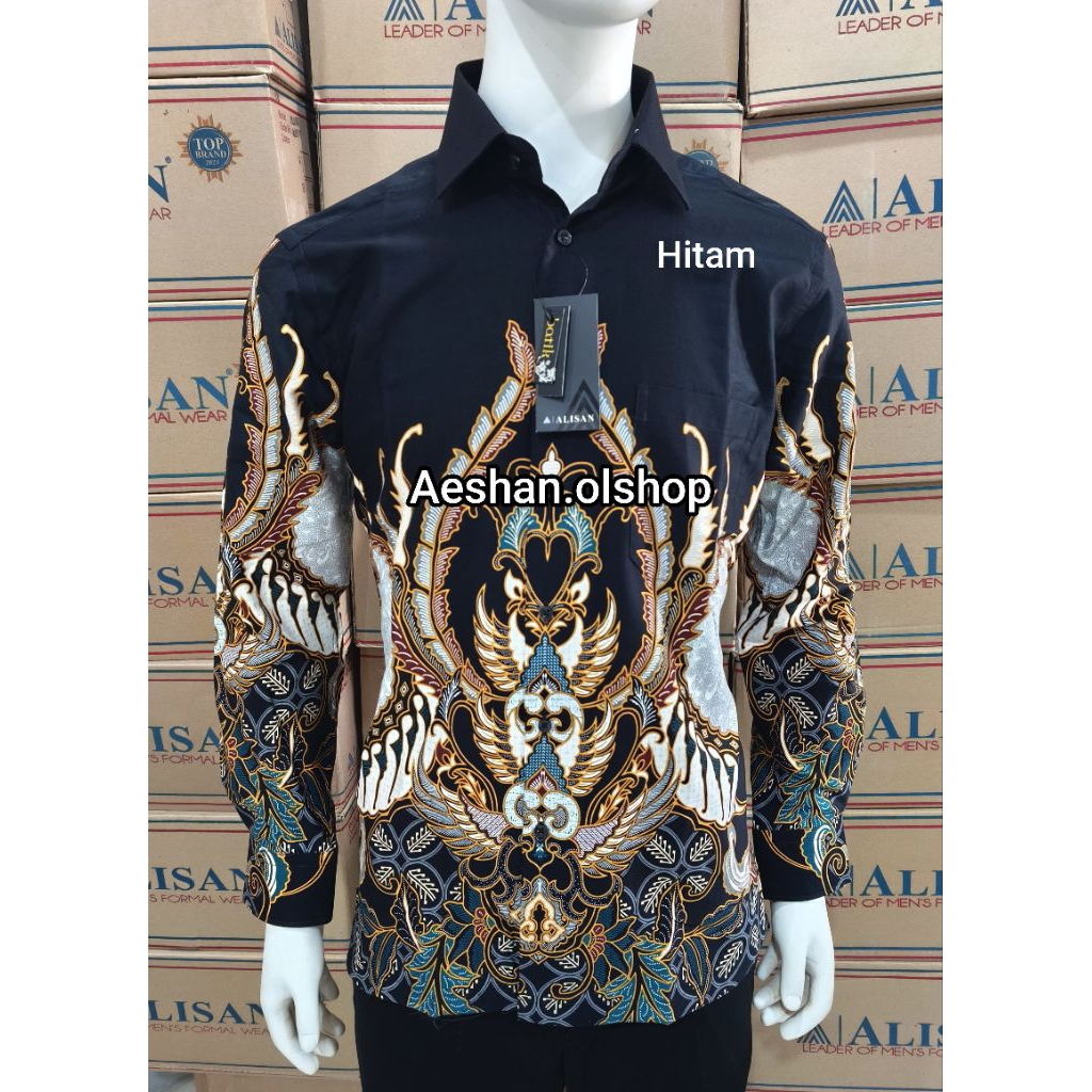 Alisan Kemeja Batik Printing SLIMFIT Panjang