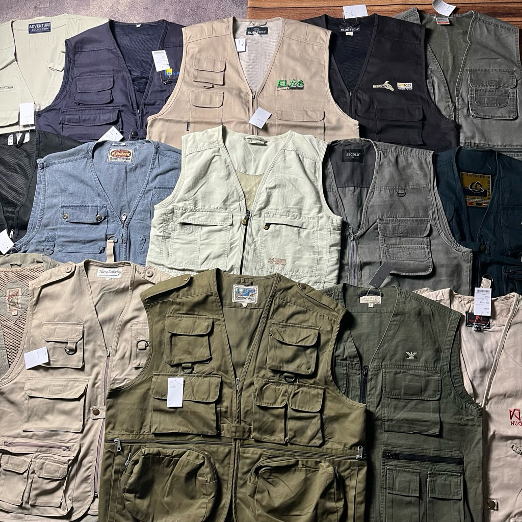 BRAND.2 VEST ROMPI / UTILITY VEST / FISHING VEST / TACTICAL VEST / VINTAGE VEST / CASUAL VEST/ OUTDO