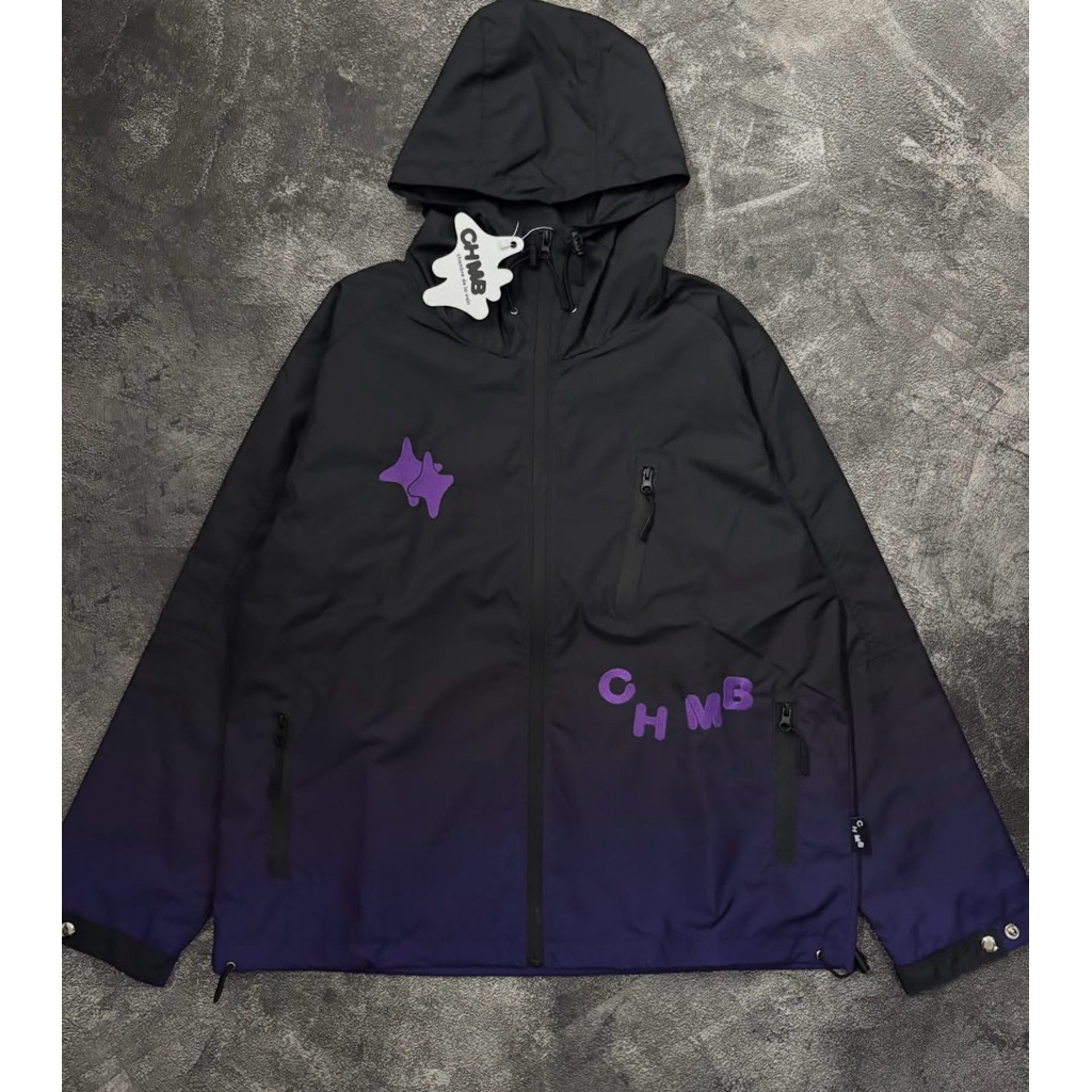 100% ORIGINAL JACKET OUTDOOR CHMB UNGU SIZE M