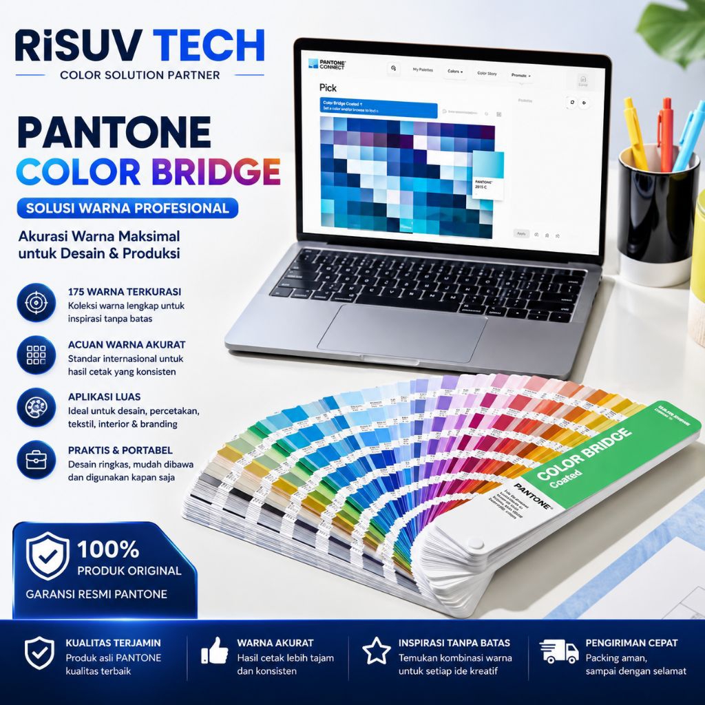 Pantone GG6103B Color Bridge Coated – Buku Warna Spot vs CMYK Terbaru