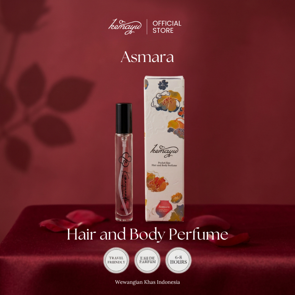 [NEW LAUNCH] KEMAYU and Co - Hair & Body Parfume Pocket Size - Asmara 10ml | Travel Size Eau de Parf
