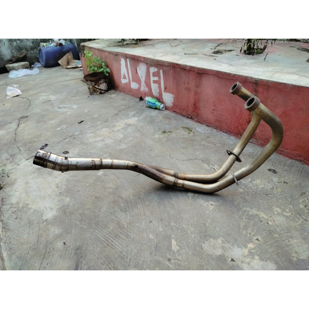 leheran knalpot original RSPEED R SPEED pnp kawasaki ninja 4tak