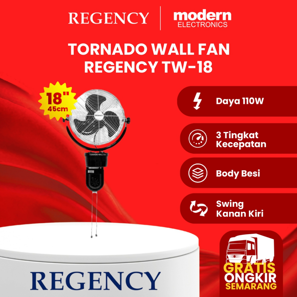 REGENCY - KIPAS ANGIN WALL FAN 18" - TW18