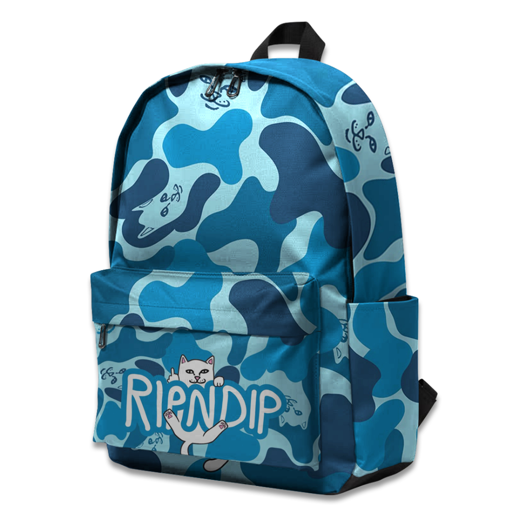 Tas Ransel Fullprint Canvas Cordura Backpack Motif RIP N DIP