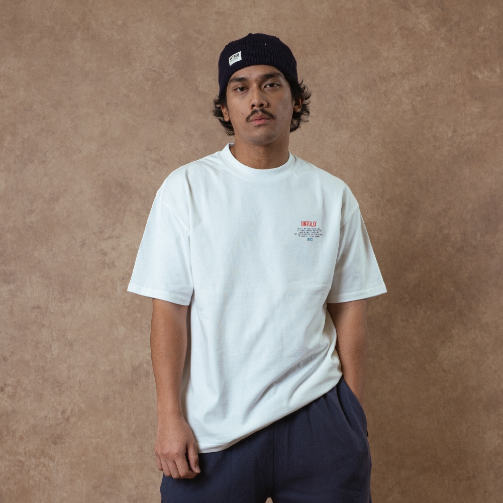 STANDS REGULAR TEE - BROKEN WHITE