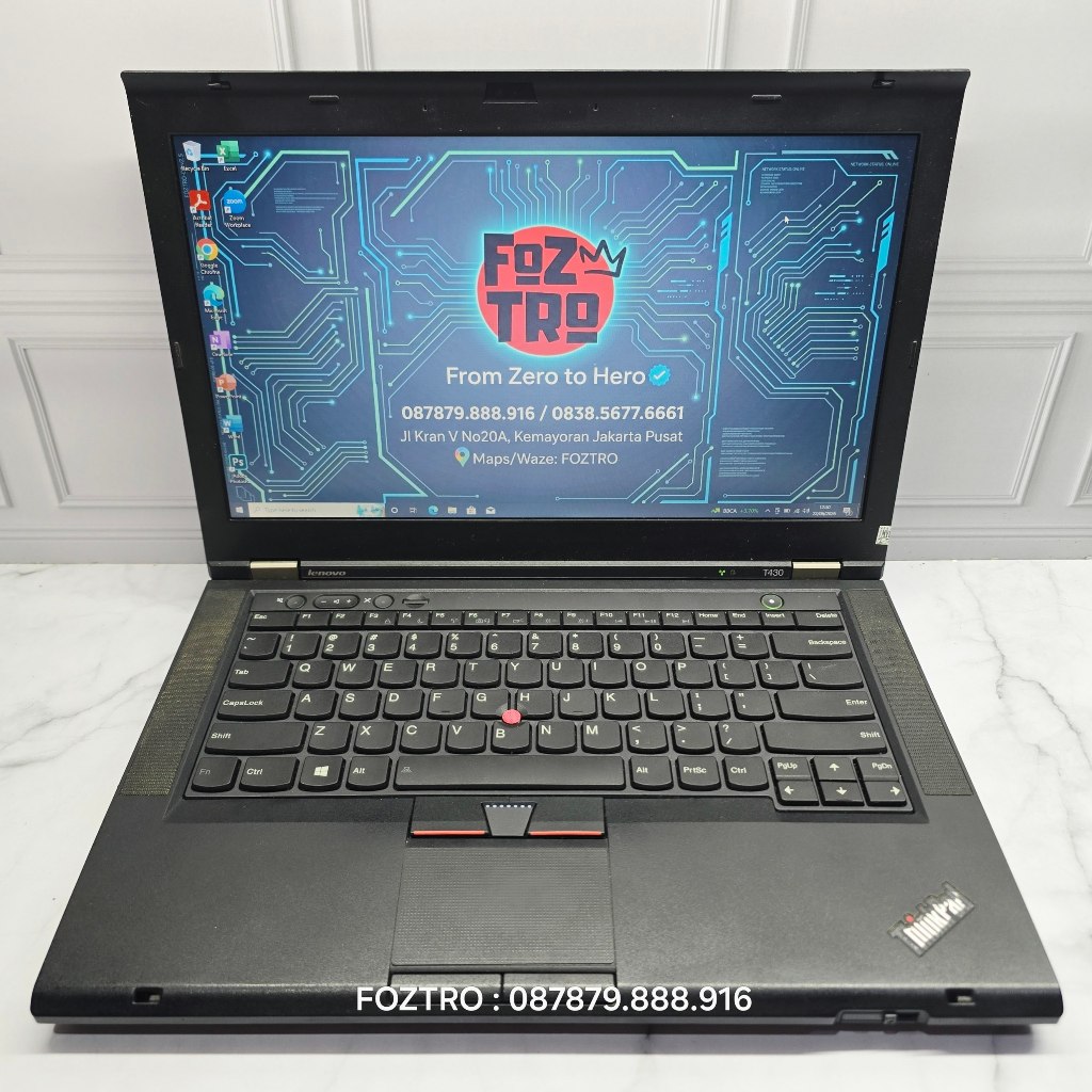 Laptop Lenovo Thinkpad T430 Core i5 Nvidia 4/128GB No Minus Siap Pakai