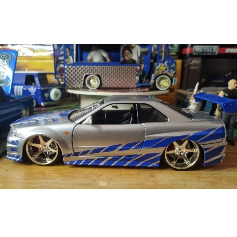 Jada skala 24 Nissan Skyline seri FF