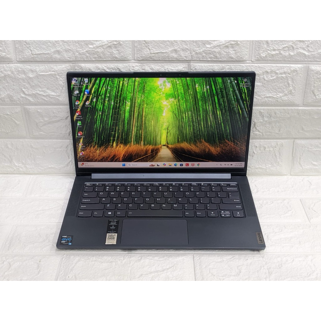 lenovo yoga slim 7 intel evo core i5 gen 11 ram 8/512gb ssd ultrabook slim elegan