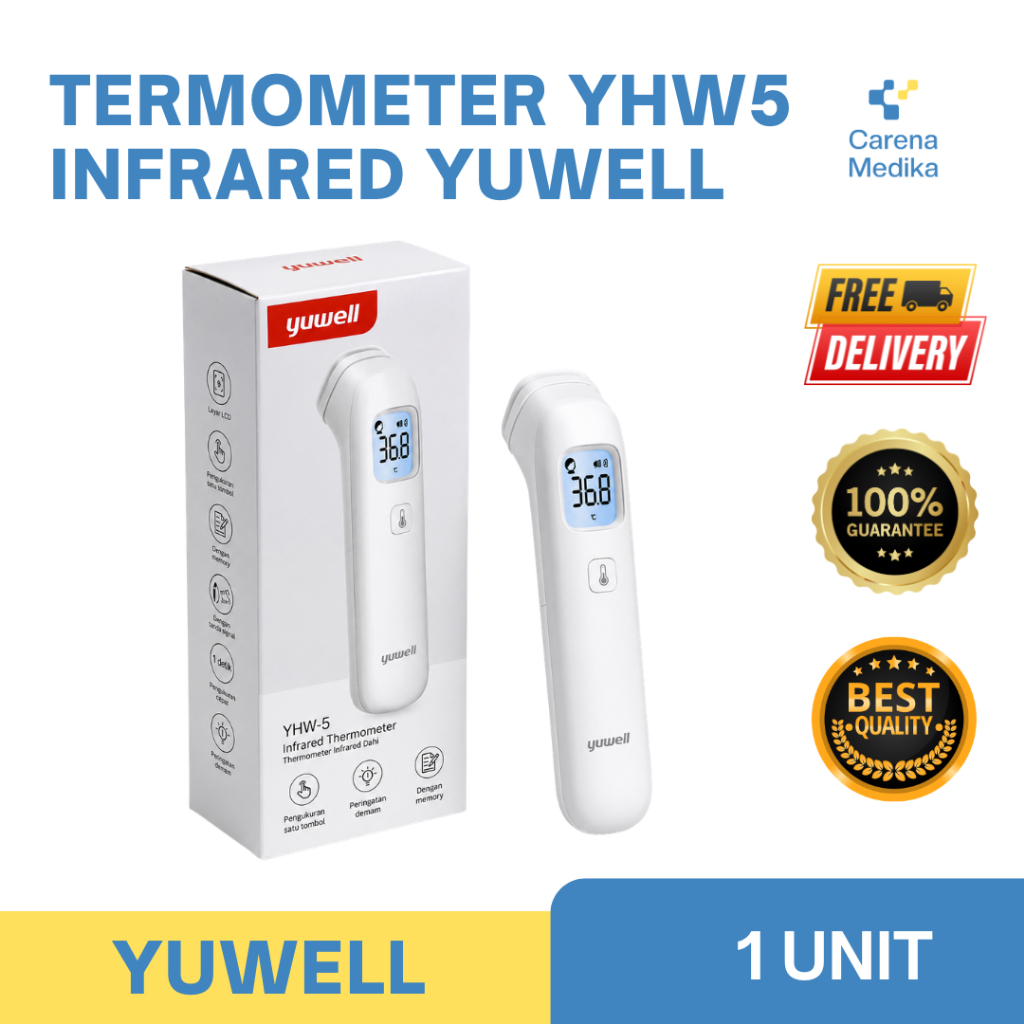 YUWELL Termometer Infrared Dahi Digital YHW-5