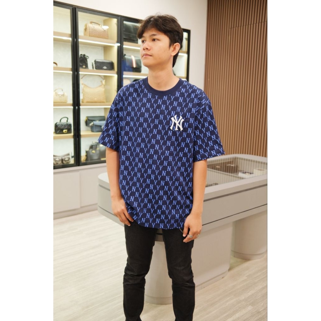 MLB NY MONOGRAM NAVY TEE
