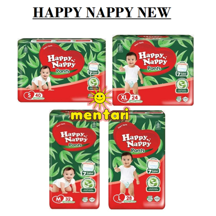 Happy Nappy Pants NBS40, S40, M32, L28, XL24 Happy Nappy Pants