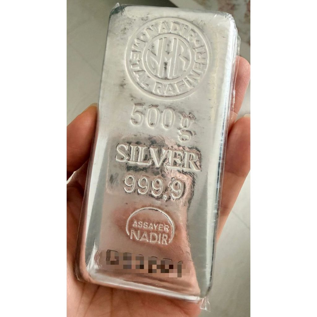 Nadir Perak 500 gram / Perak Batangan 500 gram
