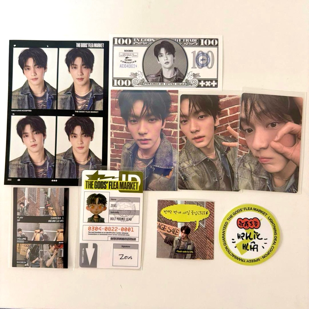 [Ready] TOMORROW X TOGETHER Soobin DECO kit 2026 Decokit Weverse Global GB Hologram