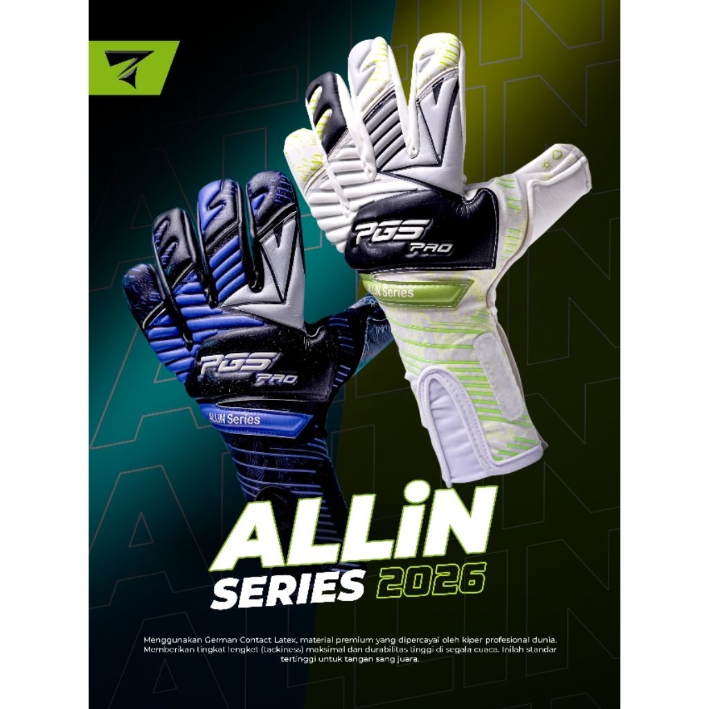 PGS PRO ALLIN SERIES 2026 - PGS PRO - SARUNG TANGAN KIPER - GLOVE KIPER - TERBARU