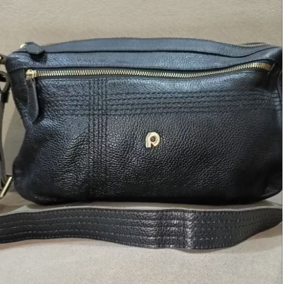 TAS SELEMPANG PAPILLON SEKEN WARNA HITAM MULUS